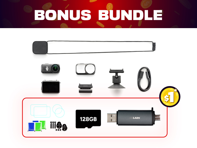 Osmo Nano + $1 Bonus Bundle (128GB)